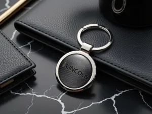 Lincoln Mens Keyring Sturdy Metallic Style Metal